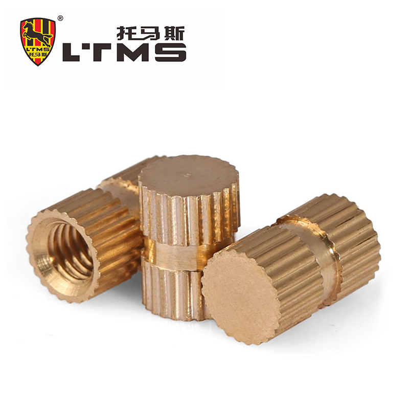 M8M10 series blind hole copper insert nut copper knurled nut inlaid nut injection molded copper nut GB809B type