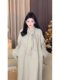 Korean Style Fashionable and Elegant High-End Woolen Coat for Women, 2025 Winter New Warm and Thick Long Woolen Overcoat