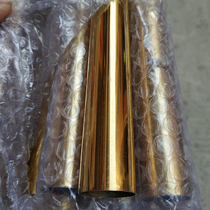 Stainless steel pipe yellow titanium gold color pipe rose champagne gold black no fingerprint mirror wire drawing decoration clothes hanger