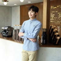 602 светло -голубой мужской стиль (одиночный топ)