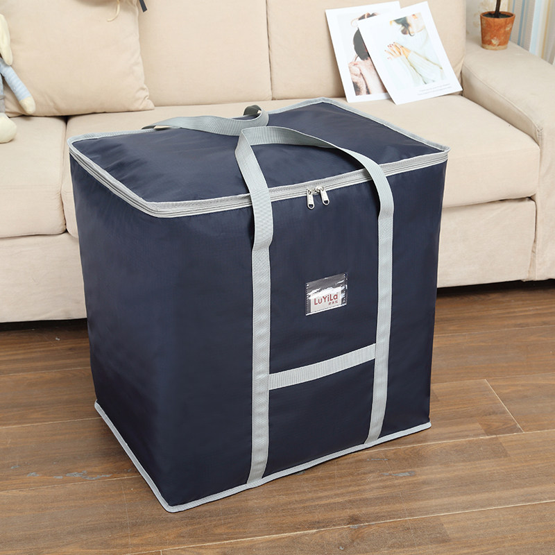 Waterproof and moistureproof cotton quilts closed bags Cotton quilts Thickened Carry-on Large Capacity Luggage Moving Pack Bag