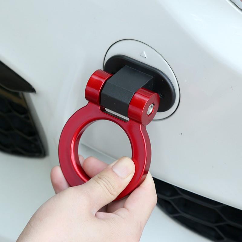 Suitable for the tenth generation Civic car modified cart rope decorative hook personalized traction rope with front bar sticker type