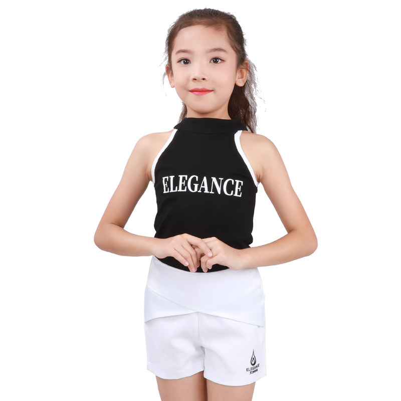 ELEGANCE Elange Vest Shorts Suit Summer Girl Body Gift Instrument Training Performance Wear models