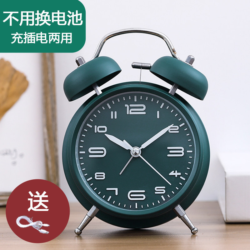 Large voice alarm clock bedside luminous students with children silent creative clock bedroom clock clock