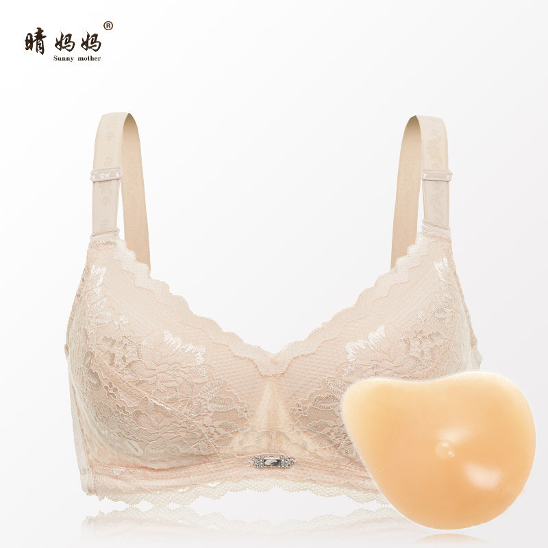 Special Breast Surgery Post-Prosthesis Bra Two-in-one Fake Breast Silicone False Chest Without Steel Ring Pure Cotton Underwear Bra