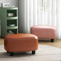 Stool Domestic small shoe changing stool doorway Shoes Stool Living-room Sofa stool Bench Tea Bench High Level Sensual Leather small stool