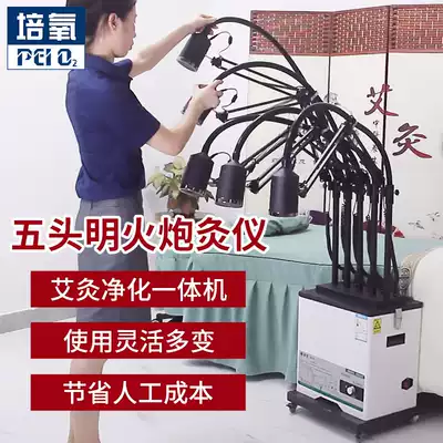 Oxygen open fire, smokeless moxibustion, cyclomoxibustion, household instrument, beauty salon, health Hall, smoke Purification, hanging moxibustion, smokeless instrument