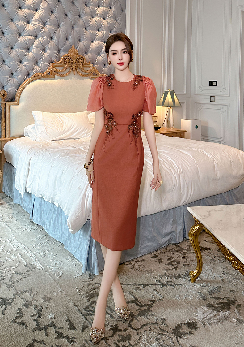 C3260 2440K VÁY ĐẦM LIỀN THÂN NỮ RUUREAG DÁNG ÔM BODY GỢI CẢM SEXY MÙA HÈ PHỤC CỔ CỔ ĐIỂN THỜI TRANG NỮ G05 SẢN PHẨM MỚI