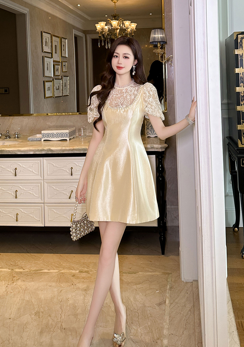 C3114 2440K VÁY ĐẦM LIỀN THÂN NỮ RUUREAG MÙA HÈ THỜI TRANG NỮ REN G05 SẢN PHẨM MỚI