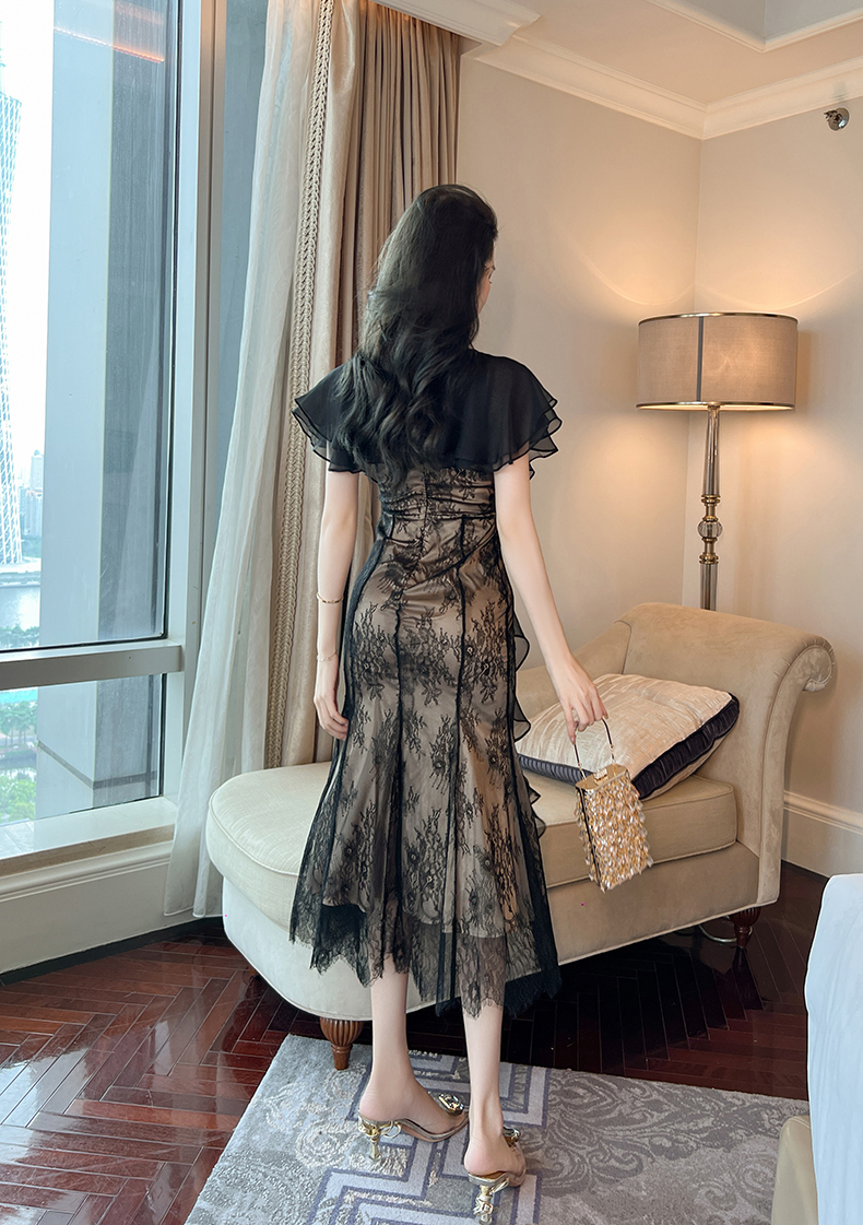 C3657 2900K VÁY ĐẦM LIỀN THÂN DÁNG DÀI NỮ RUUREAG MÙA HÈ THỜI TRANG NỮ REN G06 SẢN PHẨM MỚI