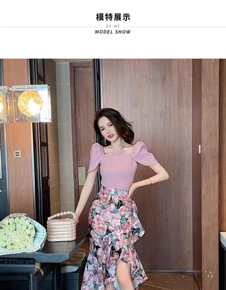 C3722 1580K CHÂN VÁY ĐẦM NỮ RUUREAG MÙA HÈ HỌA TIẾT HOA THỜI TRANG NỮ G04 SẢN PHẨM MỚI