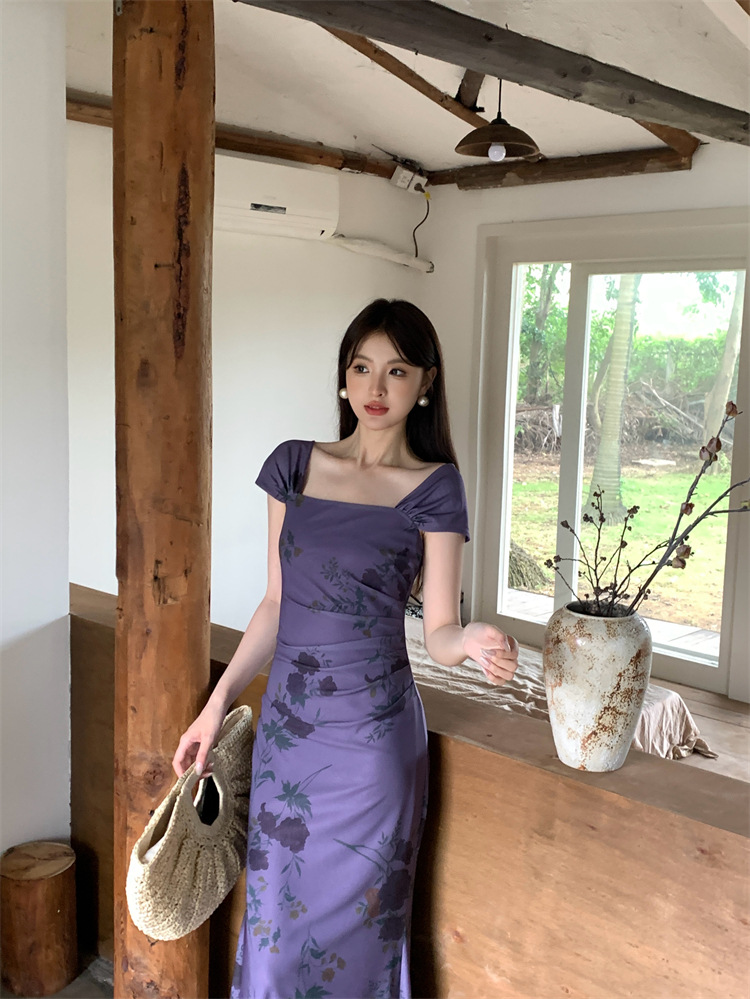 C3193 2250K VÁY ĐẦM LIỀN THÂN NỮ RUUREAG DÁNG ÔM BODY GỢI CẢM SEXY TAY PHỒNG MÙA HÈ THỜI TRANG NỮ G05 SẢN PHẨM MỚI