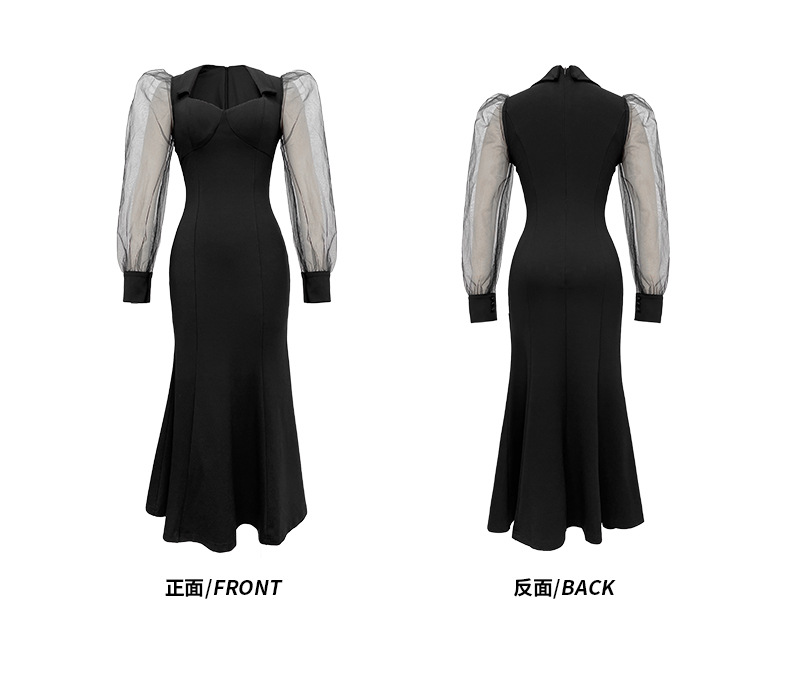 C3679 1880K VÁY ĐẦM LIỀN THÂN NỮ RUUREAG DÁNG ÔM BODY GỢI CẢM SEXY MÙA XUÂN THU ĐÔNG KIỂU ĐUÔI CÁ THỜI TRANG NỮ G05 SẢN PHẨM MỚI