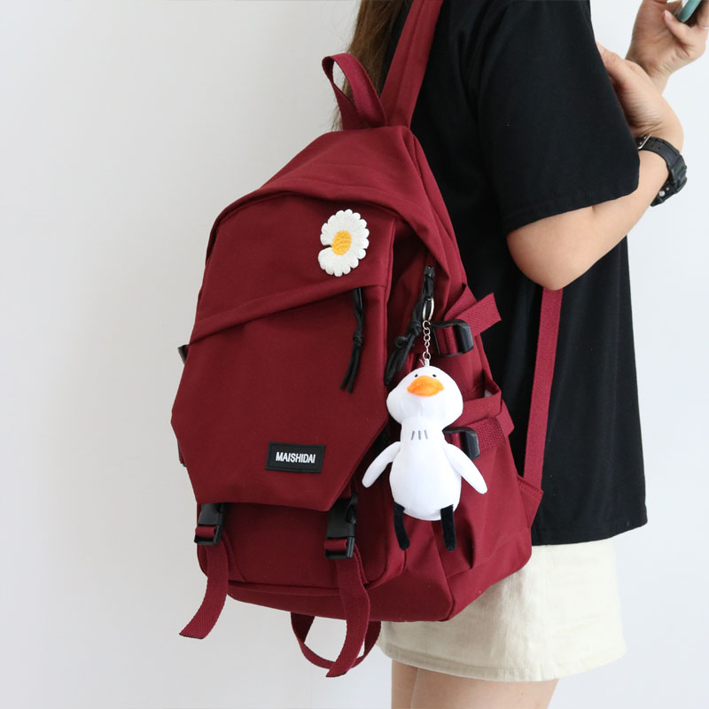 2021 new school bag women's Korean version Harajuku ulzzang backpack high school students junior high school students large capacity backpack