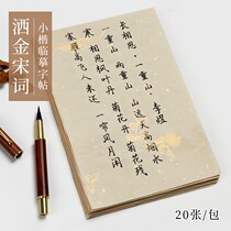 The Hairpin Flowers Small Block Letters in Brush Calligraphy Calligraphy special Song Dynasty Ancient Poetry Block Letters Pen-style Mao-pen-style Mao-pen-style Works of calligraphy works