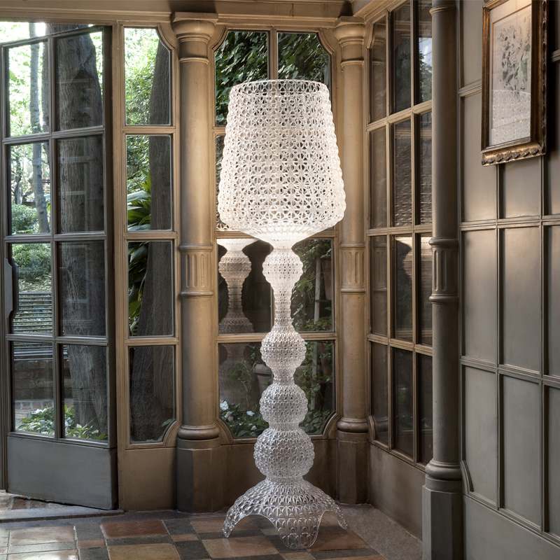 Kartell European floor lamp Living room study Bedroom eye protection jewelry lamp KABUKI