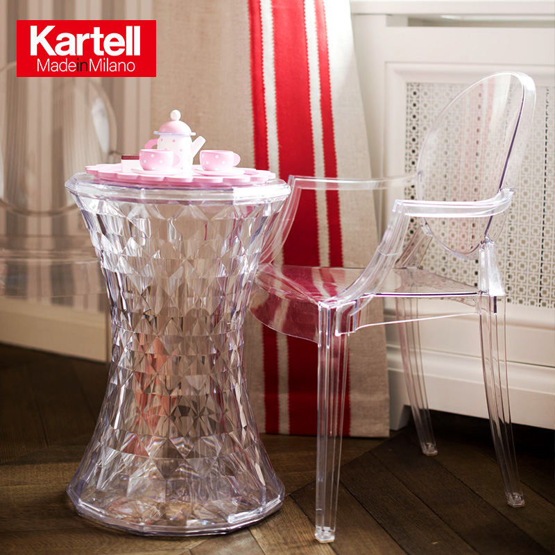 Kartell italian original imported diamond tea table living-room sofa edge a few small side cabinets STONE Shun Feng