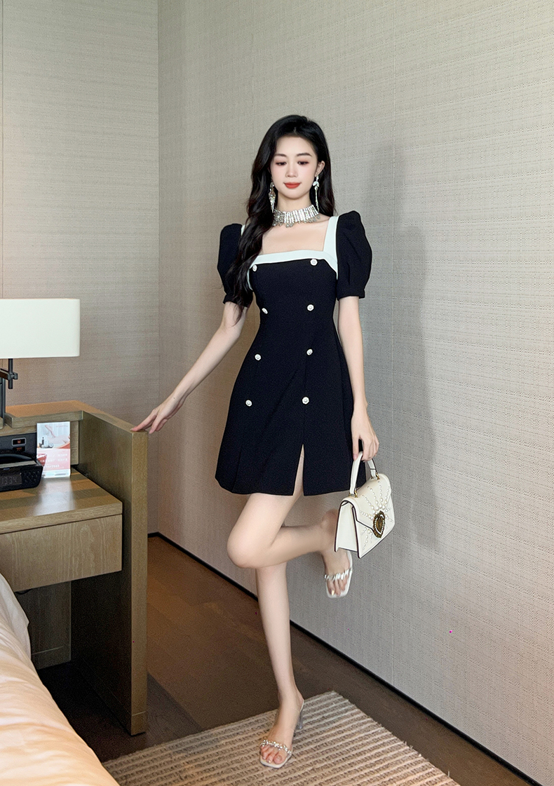 C7884 1860K VÁY ĐẦM LIỀN THÂN NỮ ELOREGS TAY PHỒNG MÙA HÈ THỜI TRANG NỮ G05 SẢN PHẨM MỚI