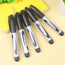 Signature large head single head can't wipe off marker black oily marker does not fade thick head code marker