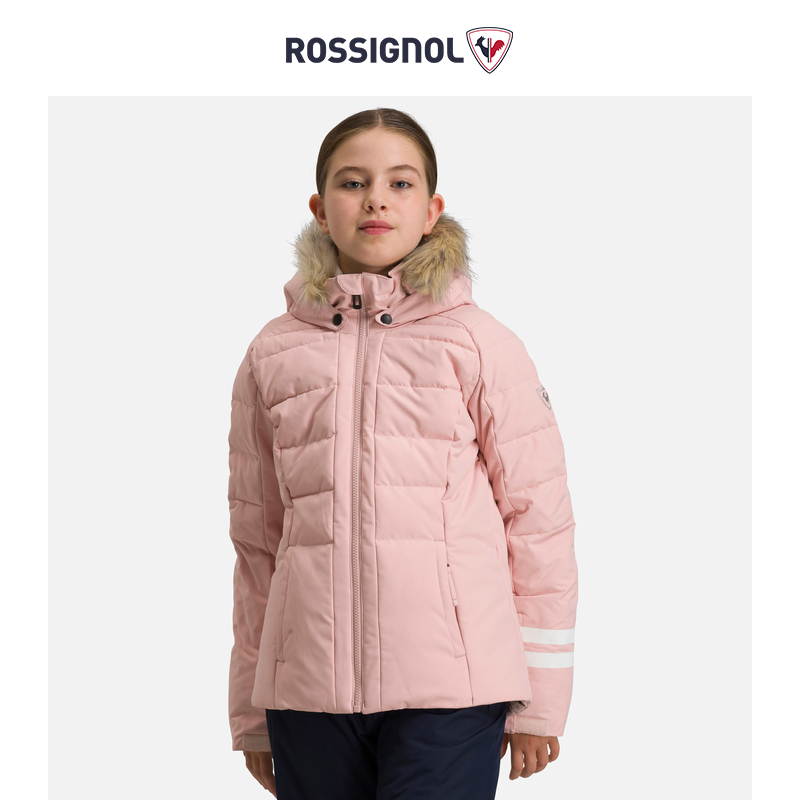 ROSSIGNOL GOLDEN CHICKEN CHILDREN'S SKI JACKET 2021 NEW WINTER SKI SUIT GIRLS WARM