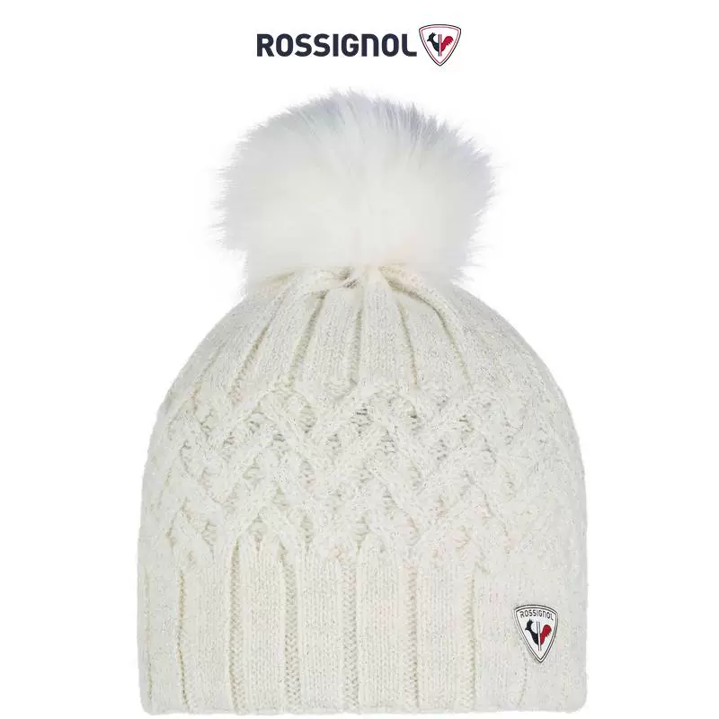 ROSSIGNOL Lucino nữ mũ len lông cừu thể thao ngoài trời mũ trượt tuyết mũ len chú gà trống vàng - Mũ thể thao