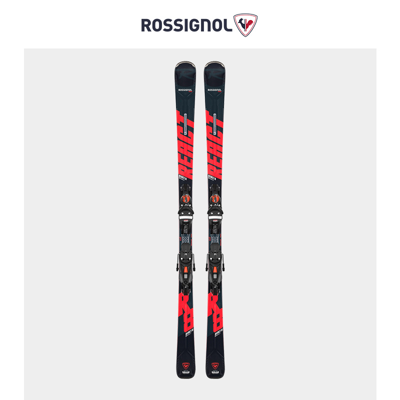 ROSSIGNOL Men's Ski Double Ski pistes REACT R8HP ski equipment