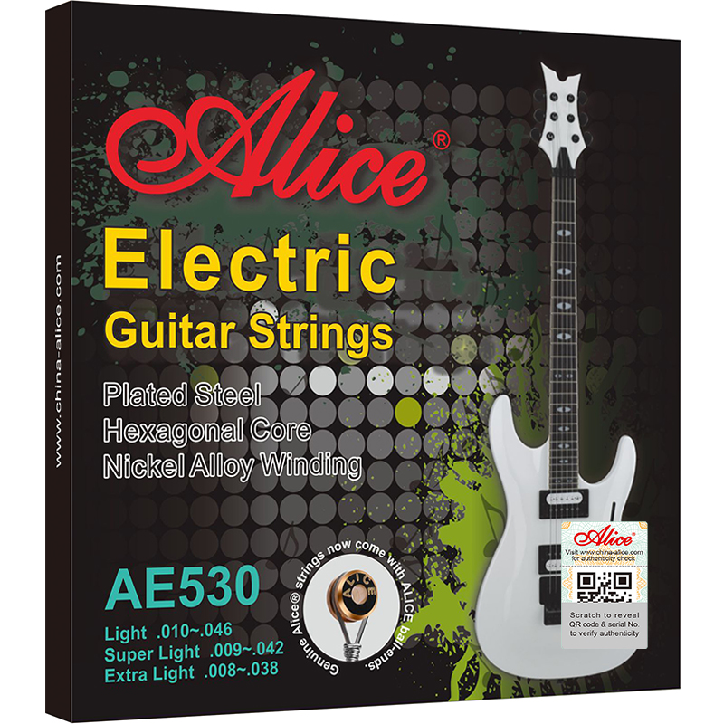 AE530 electric guitar string cladding steel wire photochord plated nickel alloy tangled XL008 SL009 L010 L010 strings