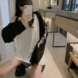 Модная футболка, платье-футболка, осенняя юбка, длинный лонгслив, коллекция 2021, популярно в интернете, средней длины