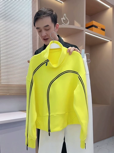 Сексуальный лонгслив с молнией, оверсайз