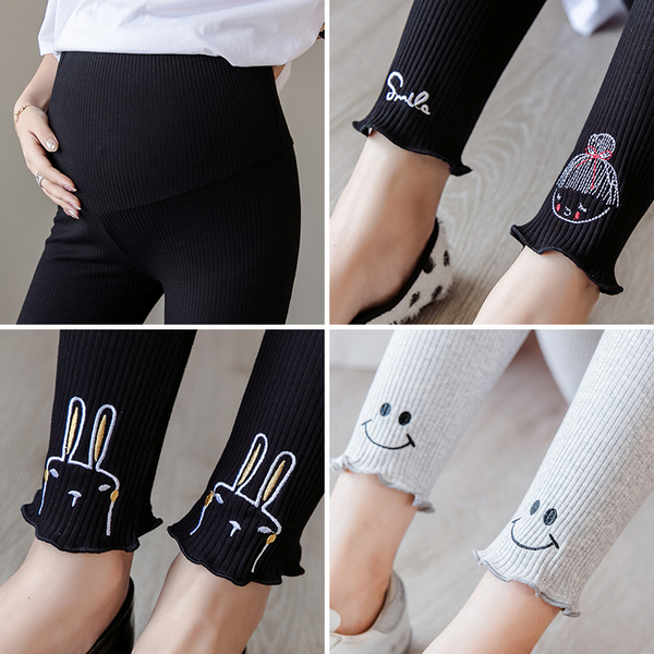 Pregnant Woman Inner Hitch Pants Spring Autumn style Fashion Tide Mother Outwear Pregnant Woman Pants Summer Clothing 90% Smoke Pipe Pants Spring Summer