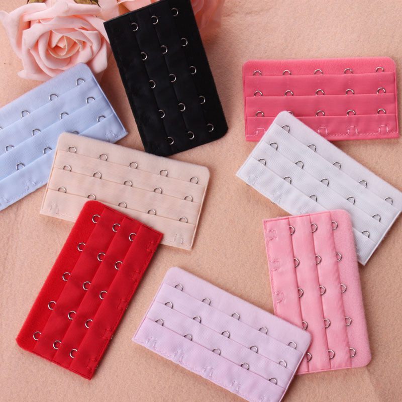 Five-Row Bra Strap Extender Connector Buckle Short Hook Accessory 3-Chain Women's Back Bra Extender Adjustment 5-Row Buckle