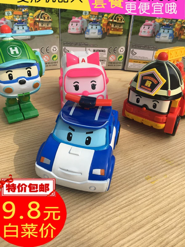 Miễn phí vận chuyển mới xe biến dạng xe cảnh sát Perli poli Cảnh sát trưởng Autobot Anime Robot Đồ chơi trẻ em - Đồ chơi robot / Transformer / Puppet cho trẻ em