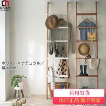 Day Style Leaning Against Wall Shelf Trapezoidal Bedroom Bookshelves Landing Living-room Toilet Solid Wood Ladders Nordic Art Decor