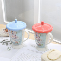 KM Plastic Cup Lid Transparent Dust-proof Cover Mug Cup Lid Convenient Water Cup Insulation Lid Transparent Tea Cup Lid