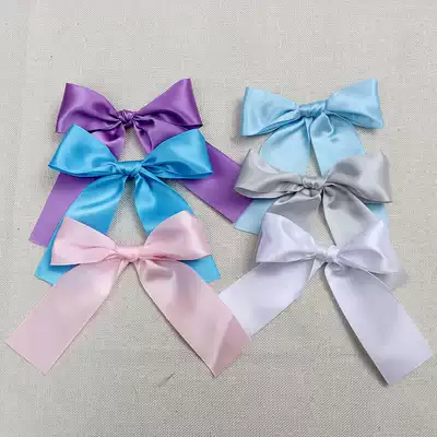 Christmas pendant DIY handmade ribbon ribbon 8cm10cm Bow pendant Christmas tree garland decoration supplies