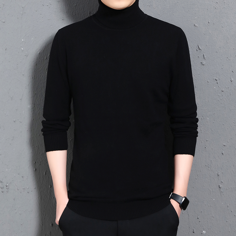 Fall and winter men 100 % pure wool sweater fashion men's wear tailor sweater and Korean Youth knife shirt