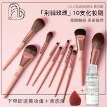 blj Portable Affordable premium eye makeup brush set loose powder foundation eye shadow repair blush sickness full set brush