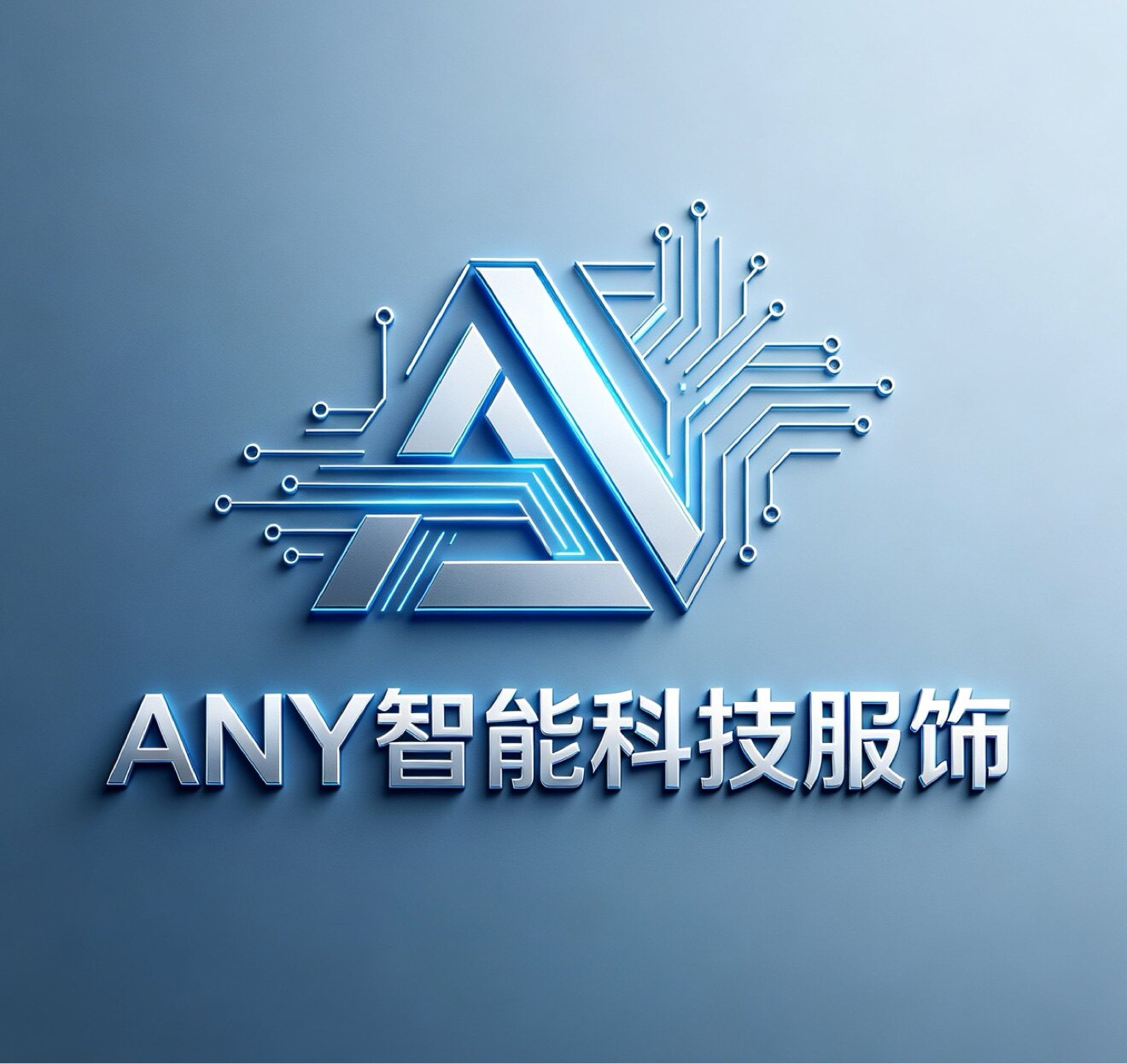 ANY 智能科技服饰的LOGO