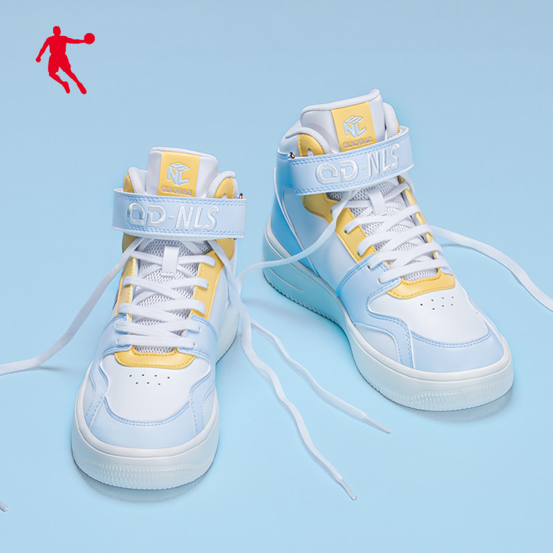 Jordan sneakers women's shoes 2022 autumn leather classic high-top sneakers breathable casual shoes national tide small white shoes men