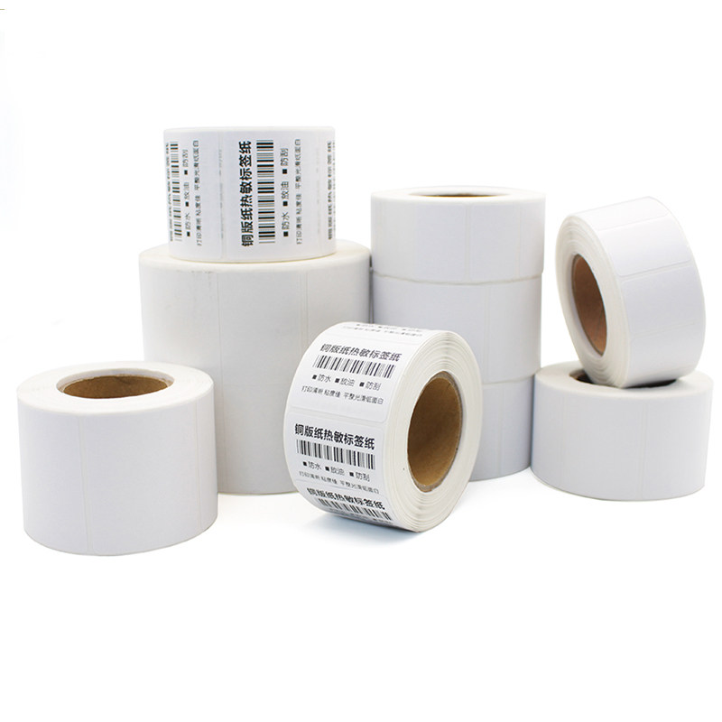 Heat-sensitive self-adhesive clothing catering label paper