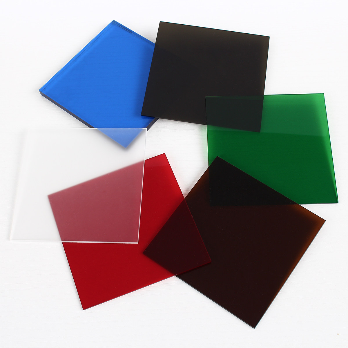 Color transparent acrylic plate plexiglass plate decorative plate laser cutting engraving processing customization