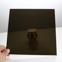 Black translucent acrylic plate 24568mm black tea colour light transmission plate custom-cut organic glass display