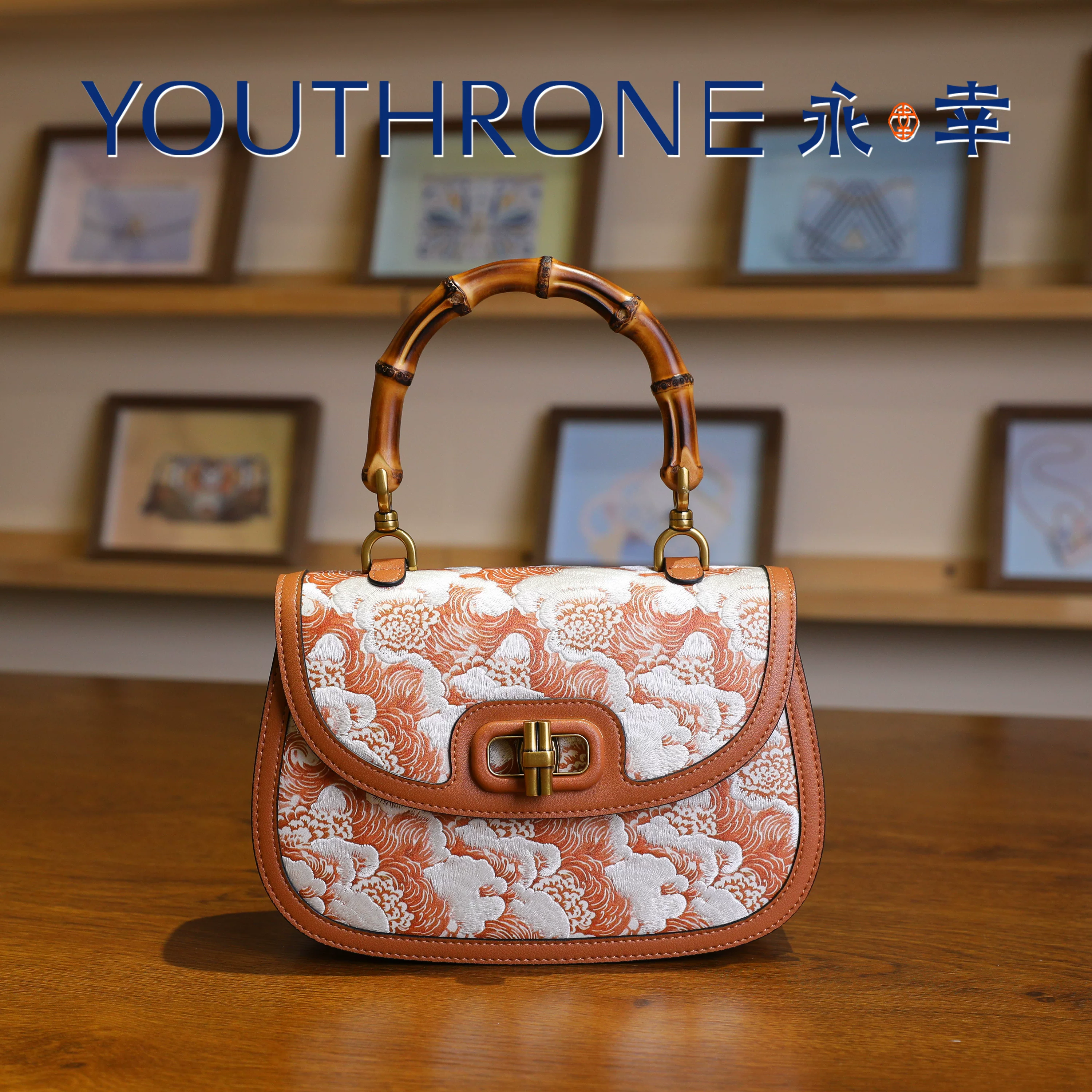 永幸 National BFG New Chinese Traditional Bamboo Hede Scholes Ti Guoguo Guobo Pattrafs Various Female Niche Shoulder Bags