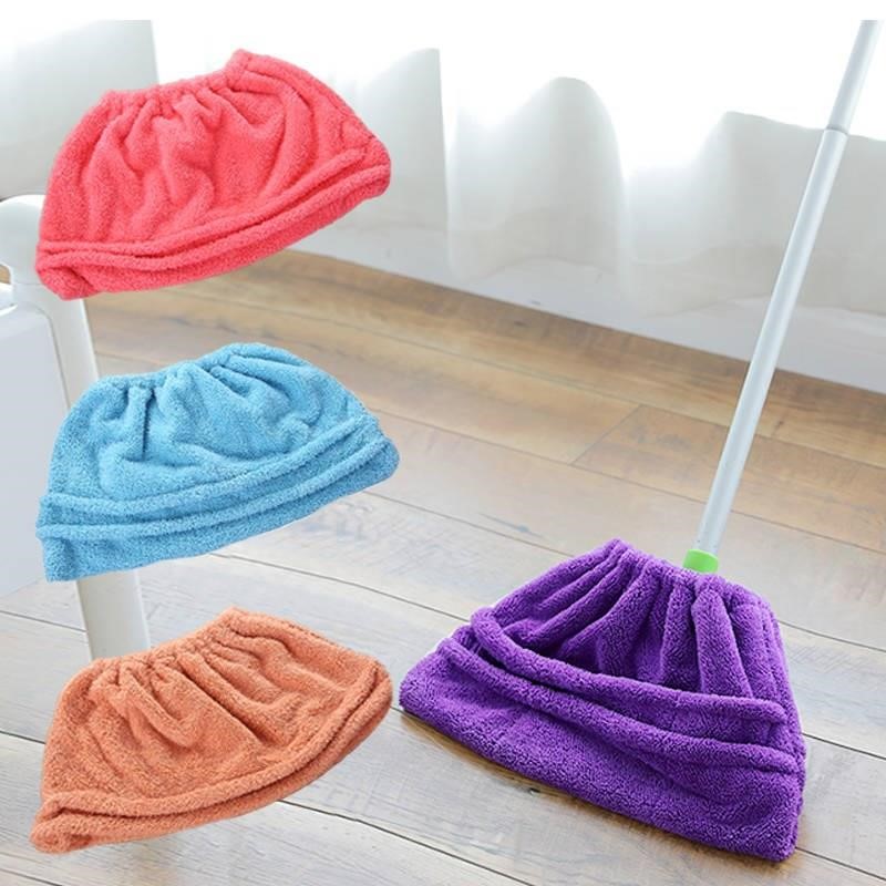 Mop to wipe the cover cloth drag sweep integrated soft hair sweeping sleeve sweep water suction broom cloth for home broom cloth