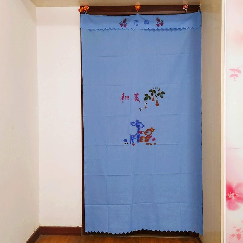 Home Fabric Printed Door Curtain Living Room Bedroom Kitchen Partition Curtain Half Curtain Polyester Cotton Spray Embroidery Traditional Pocket Home Fabric Printed Door Curtain Living Room Bedroom Kitchen Partition Curtain Half Curtain Polyester Cotton Spray Embroidery Traditional Pocket