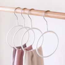 Veil hanger storage ring hook tie silk scarf non-slip wardrobe hanger belt belt storage rack multi-function