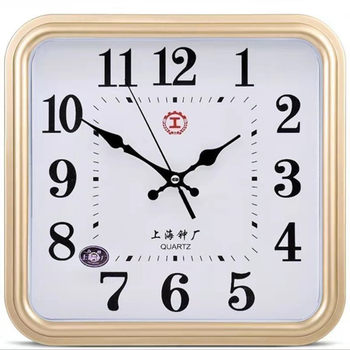 New Silent Wall Clock, Simple Modern Clock, Living Room Office Wall Clock
