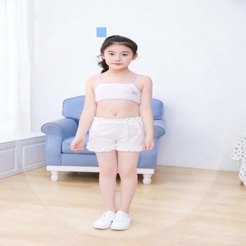 Girls' Underwear Development Vest Pupils Pure Cotton Little Girls Wear Children's Bra in Summer Thin in Summer