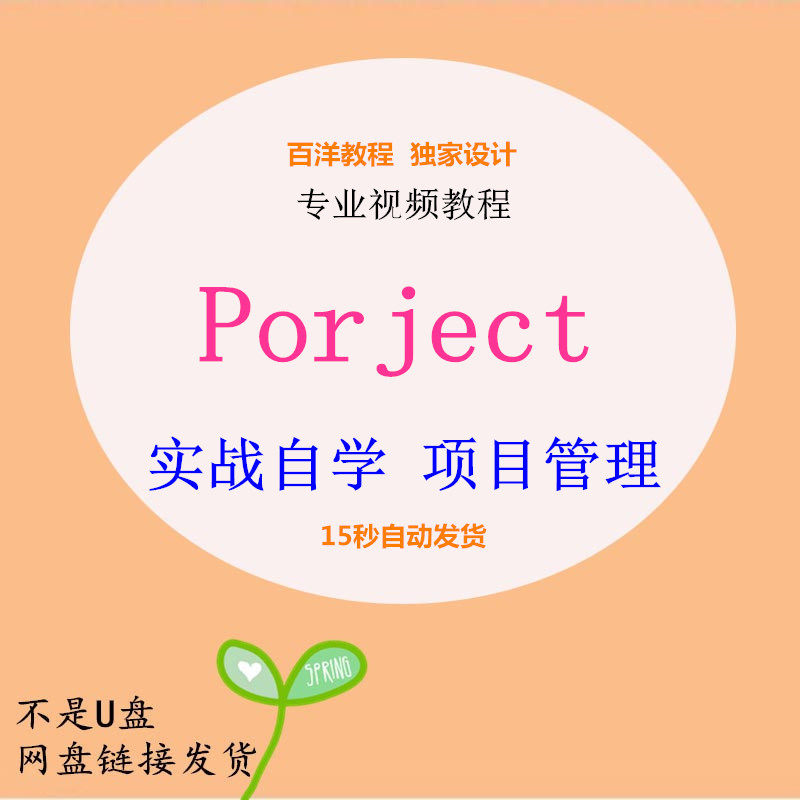 Project2010 2007 2013 2003 video actual combat self-study project management learning tutorial