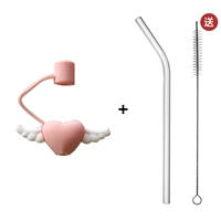 Любовь крылья+изгибающие соломинку